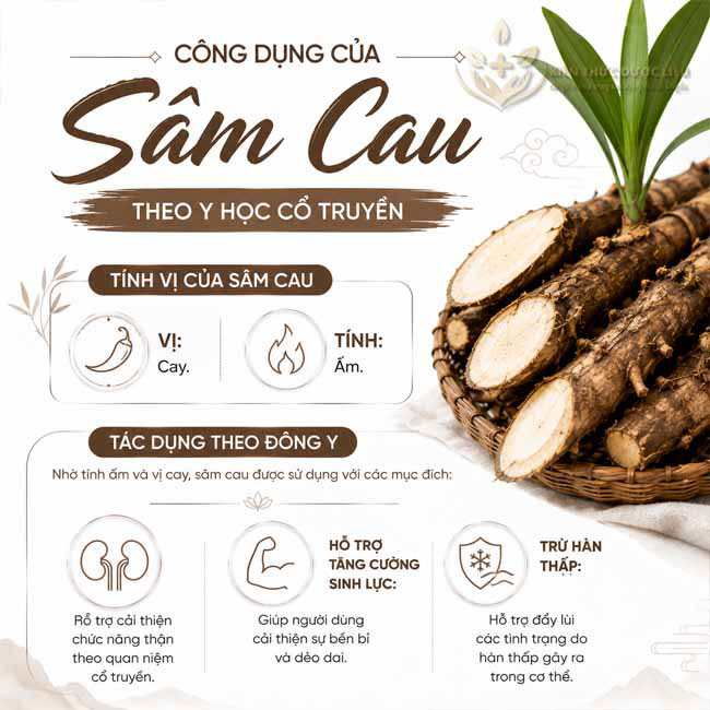 Công dụng của sâm cau