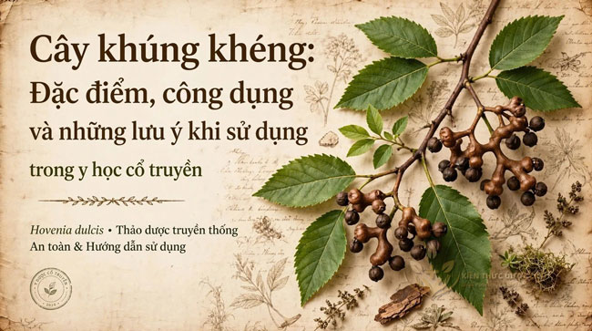 Cây khúng khéng: Đặc điểm, công dụng và những lưu ý khi sử dụng trong y học cổ truyền